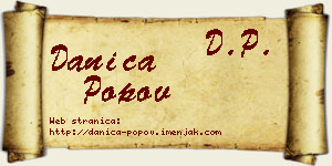 Danica Popov vizit kartica